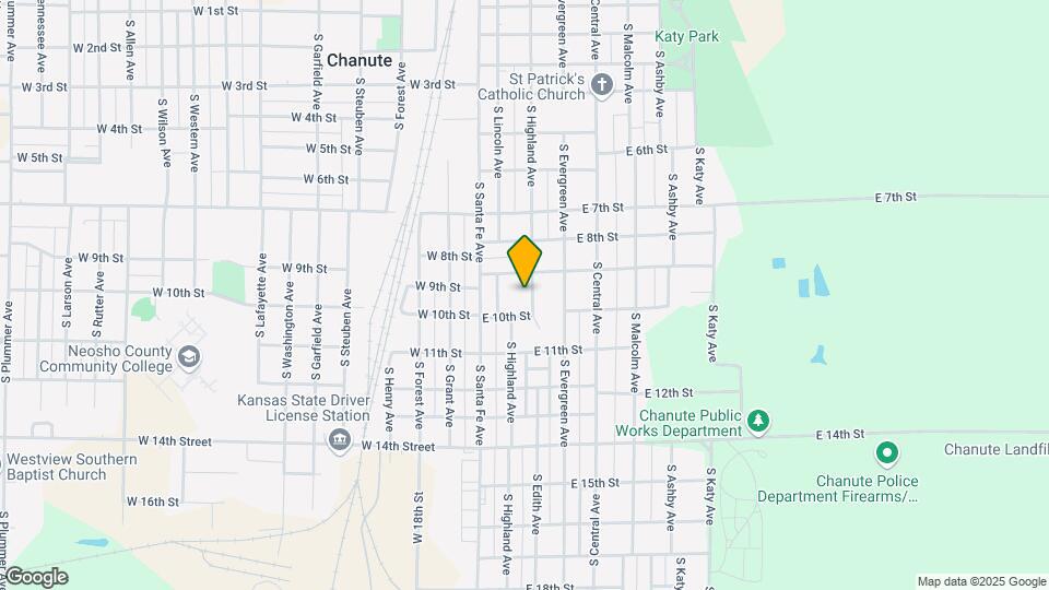 919 S Highland Ave Mapa y Detalles de la Ubicación