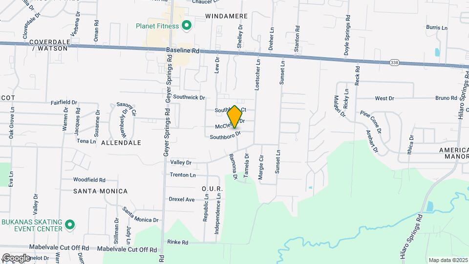 5400 Southboro Dr Map and Location Details