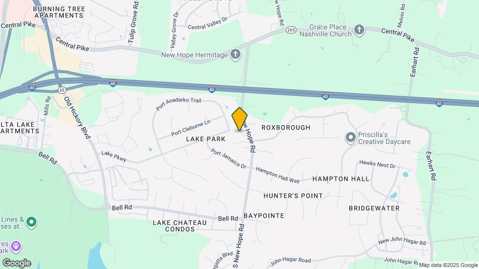 5930 S New Hope Rd Map and Location Details