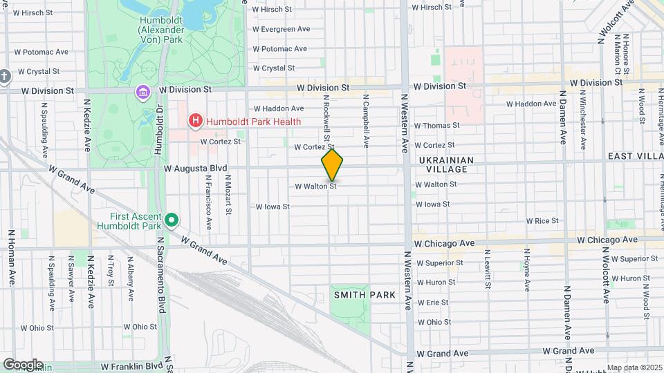 2554 W Walton St Map and Location Details