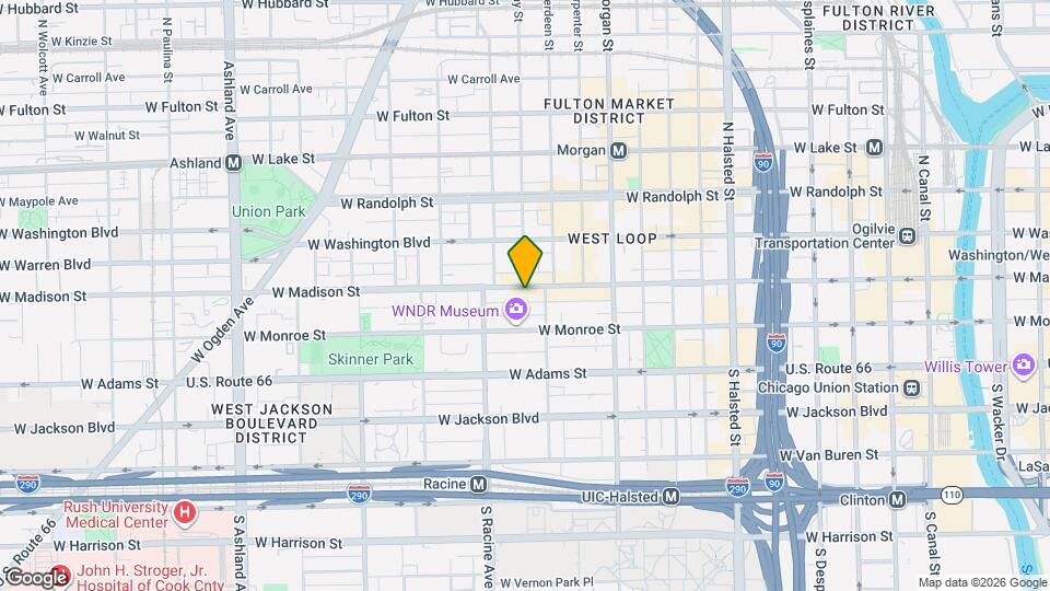 1127 W Madison St, Unit 3 Map and Location Details
