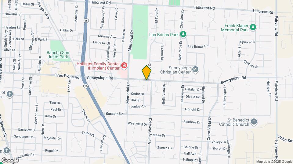 1141 Sunnyslope Rd Map and Location Details