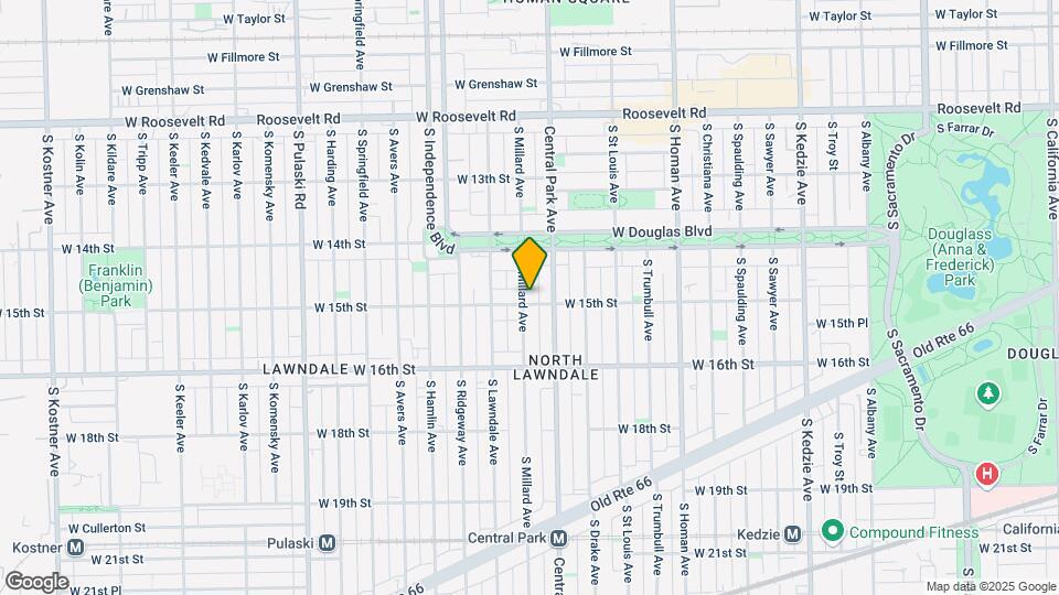 1445 S Millard Ave Mapa y Detalles de la Ubicación