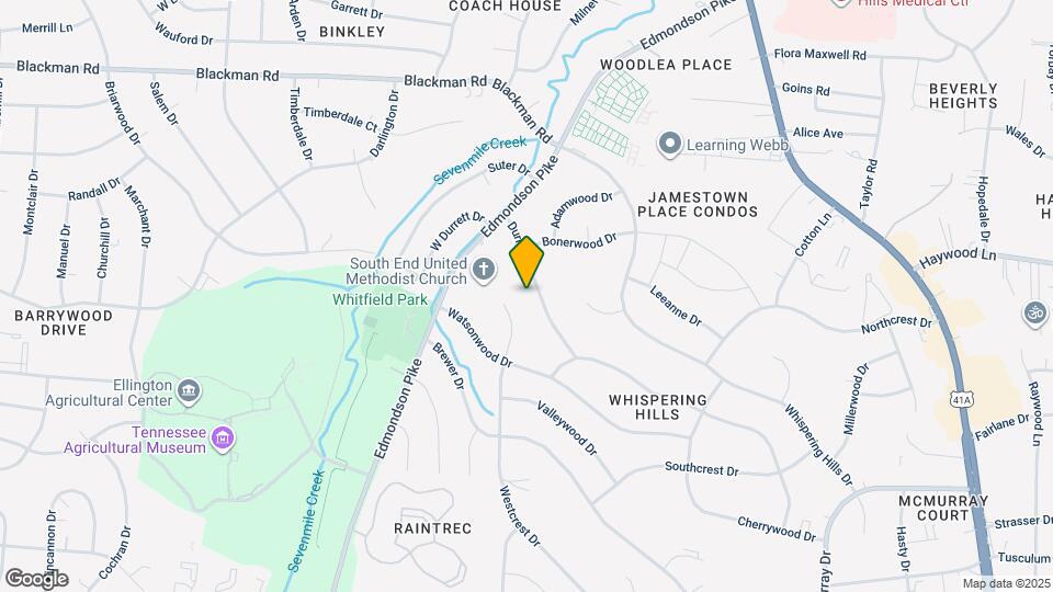 619 Durrett Dr Map and Location Details