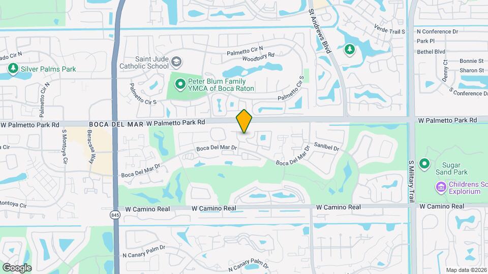 22136 Palms Way Map and Location Details