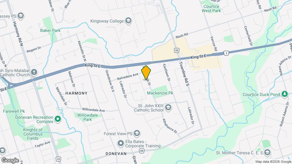 68 Athabasca St Map and Location Details