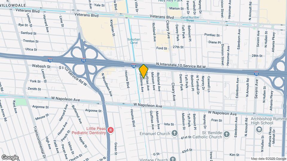 2413 Pasadena Ave Map and Location Details