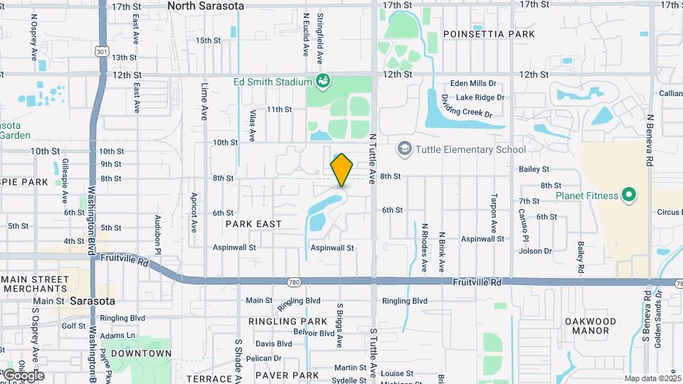 2604 Hidden Lake Dr N Map and Location Details