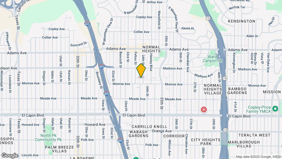 4528 34th St Map and Location Details