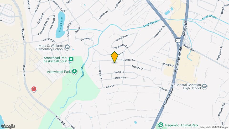 601 Tisbury Ln Map and Location Details