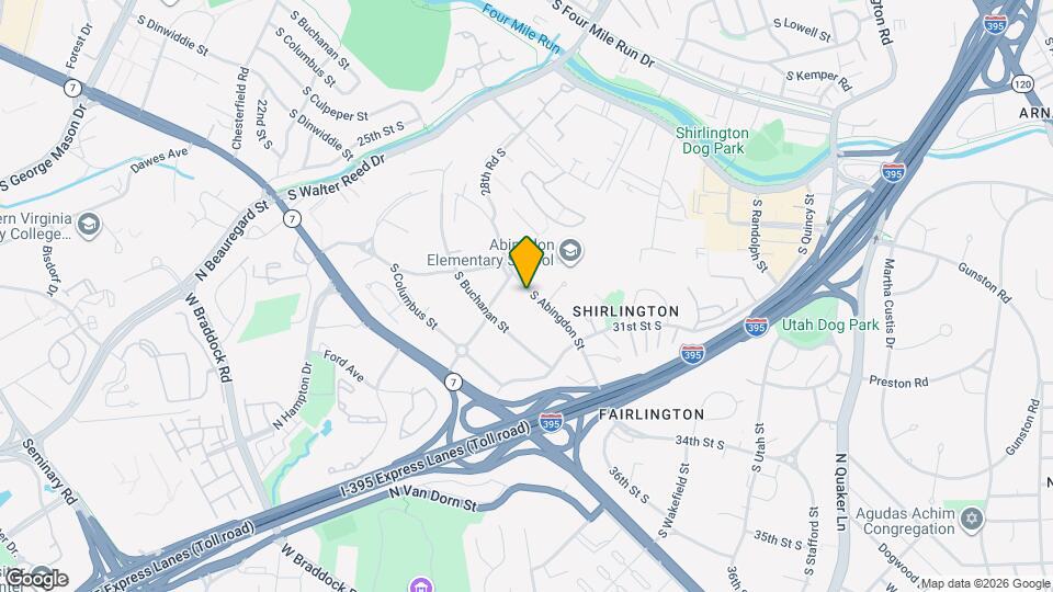 3028 S Abingdon St Map and Location Details