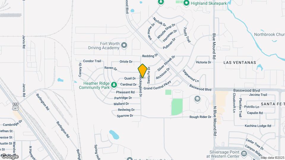 921 Mockingbird Dr Map and Location Details