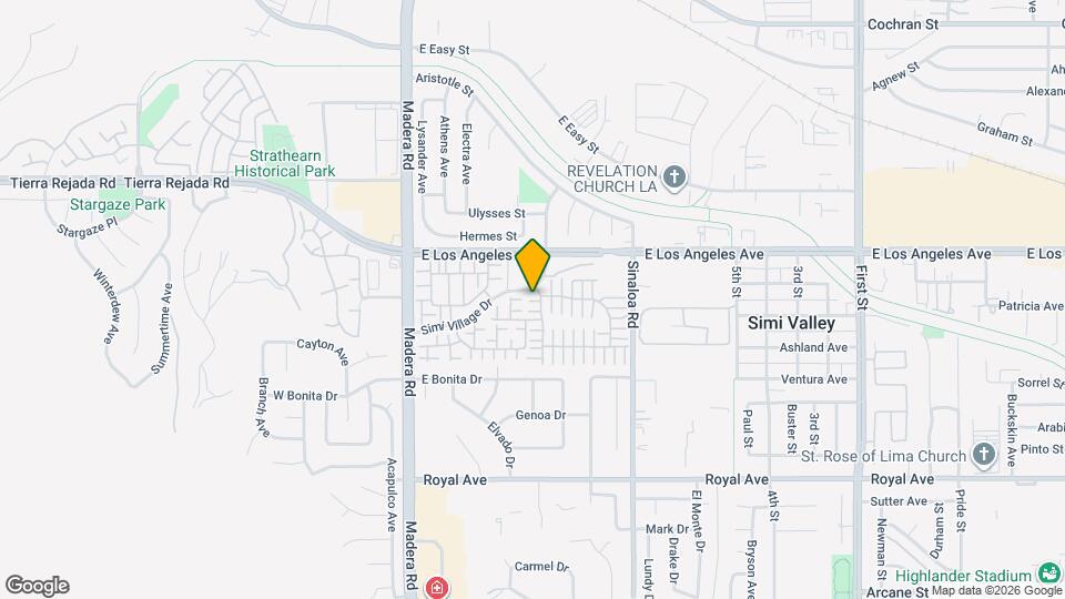 285 Midnight Moon Ln Mapa y Detalles de la Ubicación