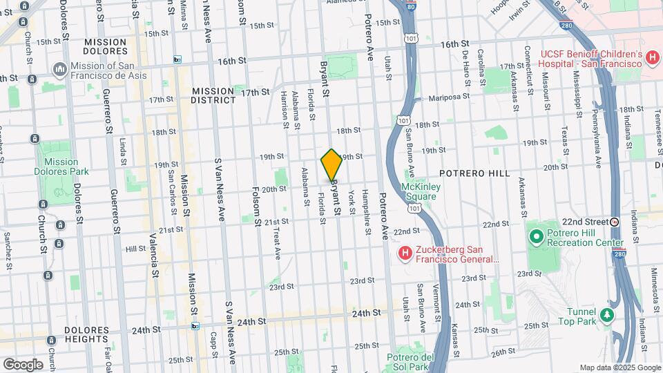 2202 Bryant St Map and Location Details