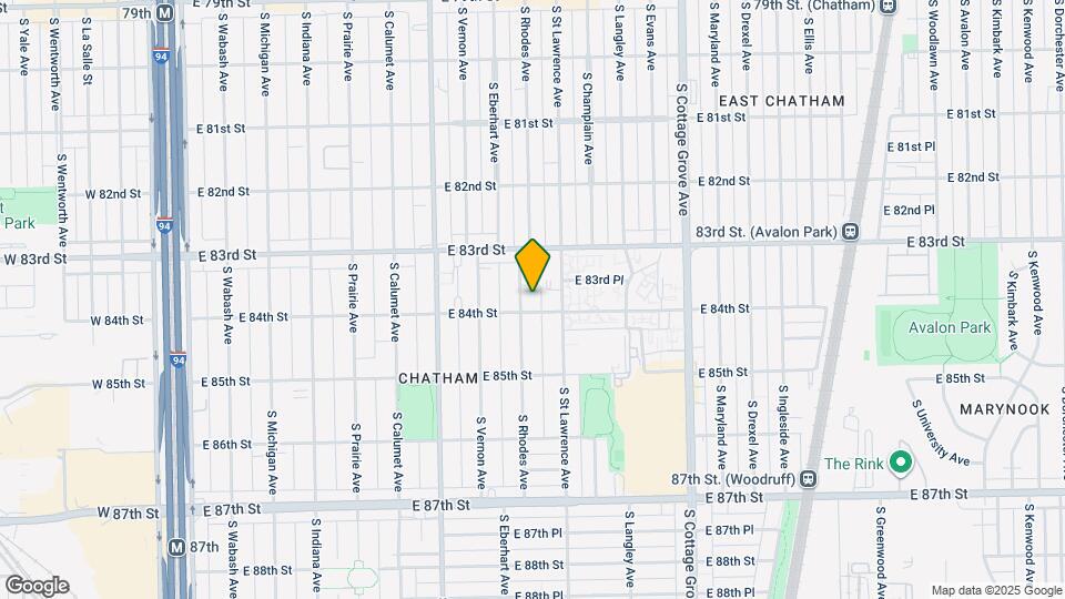 8349 S Rhodes Ave Map and Location Details