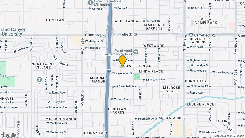 2347 W Coolidge St Map and Location Details