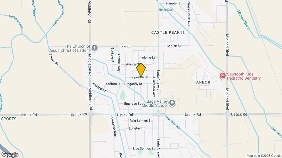 10627 Pipevine Dr Map and Location Details
