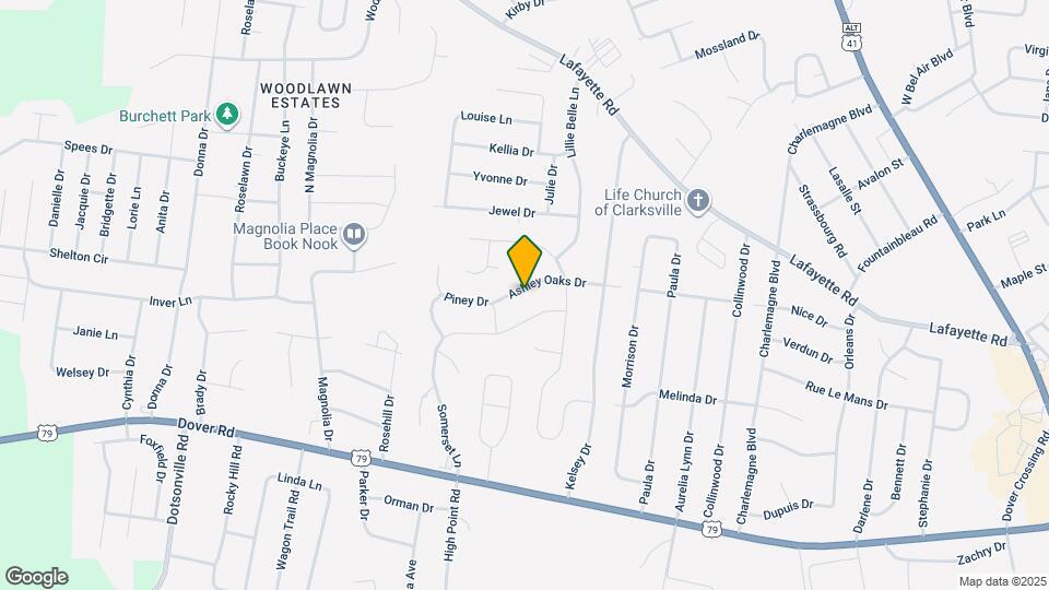632 Ashley Oaks Dr Map and Location Details