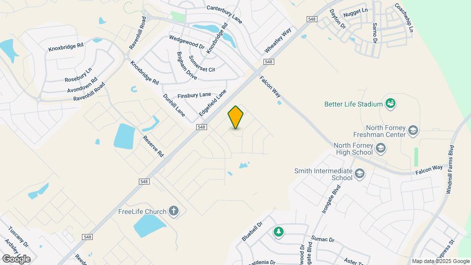 2421 Eldor Wy Map and Location Details