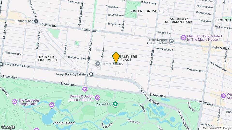 5554 Waterman Blvd Map and Location Details