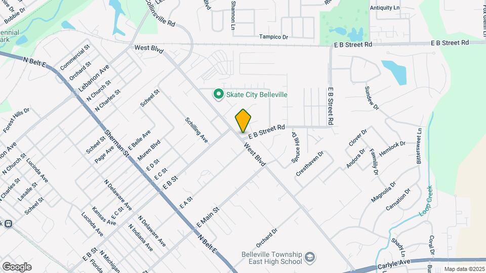 1622 West Blvd Map and Location Details