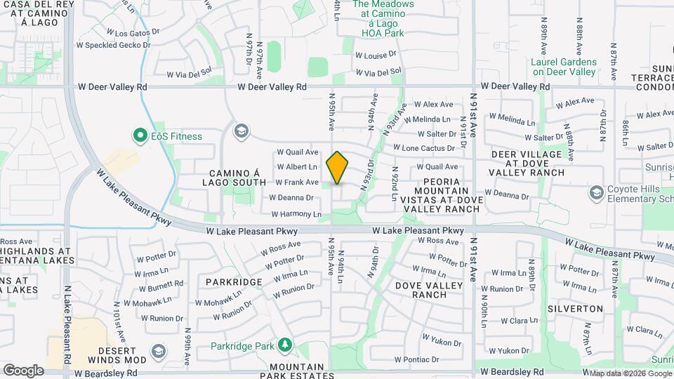 21234 N 94th Ln Map and Location Details