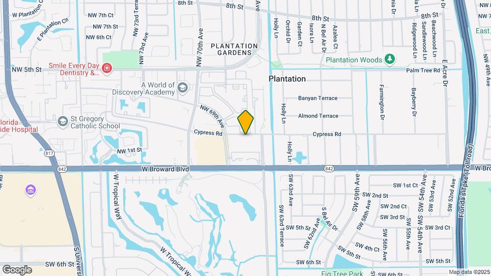 6700 Cypress Rd Map and Location Details