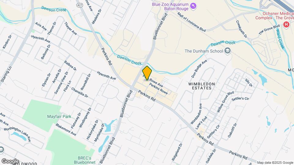 7707 Bluebonnet Blvd Map and Location Details