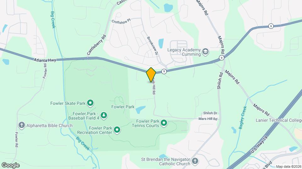 3748 Mars Hill Rd-Unit -B Mapa y Detalles de la Ubicación