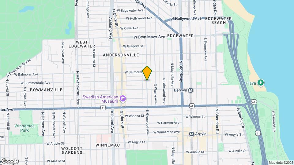 5322 N Glenwood Ave Map and Location Details