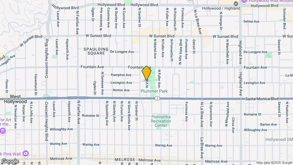 1203 N Vista St Map and Location Details
