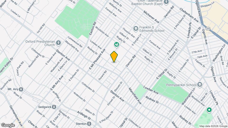 8027 Rodney St Map and Location Details