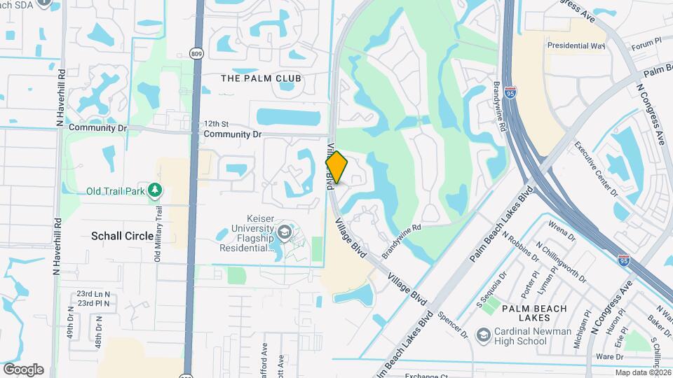 1304 Glenmoor Dr Map and Location Details