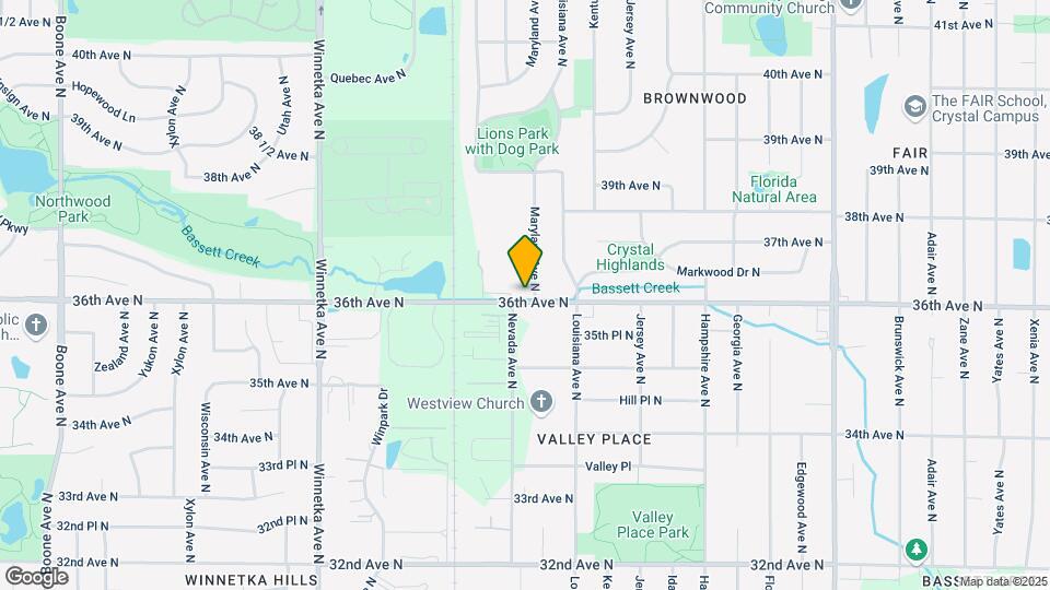 3601 Maryland Ave N Map and Location Details