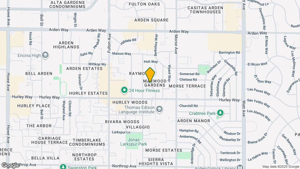 1335 Topaz Way Map and Location Details