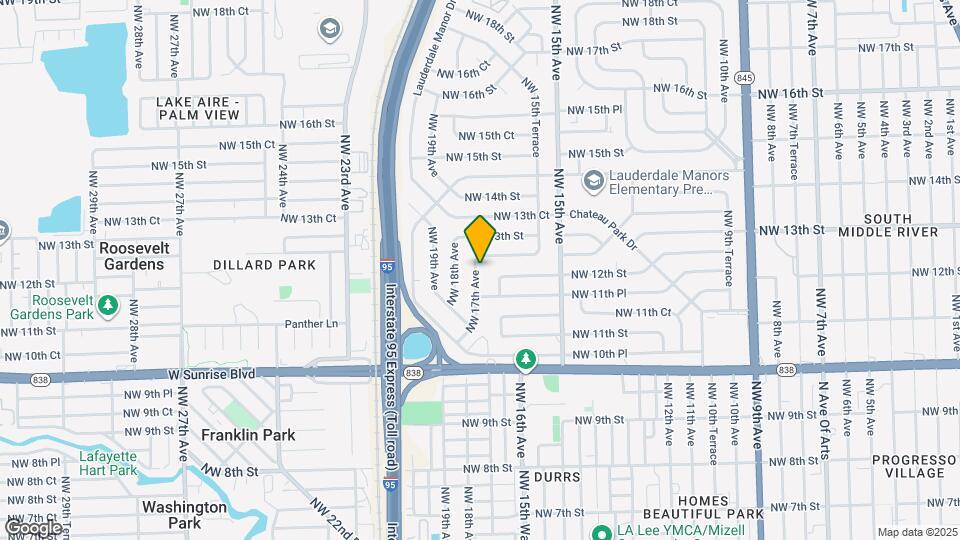 1206 NW 17th Ave Map and Location Details