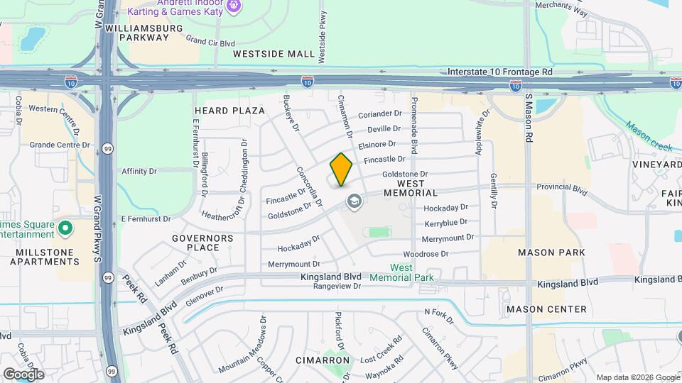 22607 Goldstone Dr Map and Location Details