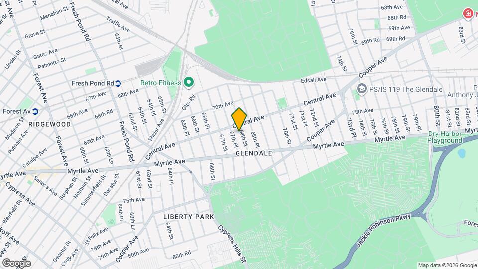 71-20 68th St Map and Location Details