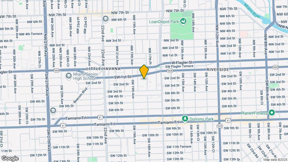 142 SW 18th Ave Map and Location Details