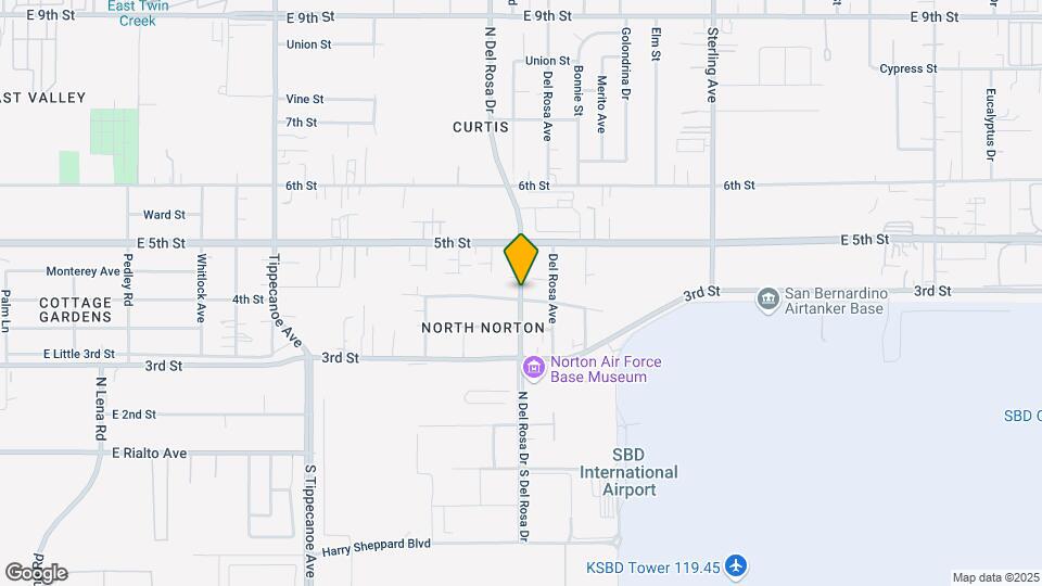 8044 Del Rosa Dr Map and Location Details