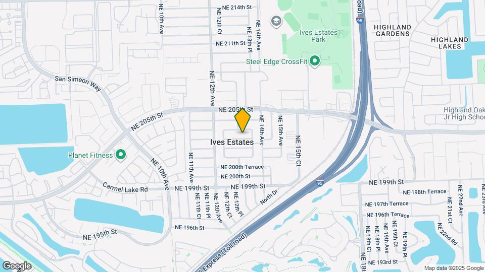 1315 NE 203rd St Map and Location Details