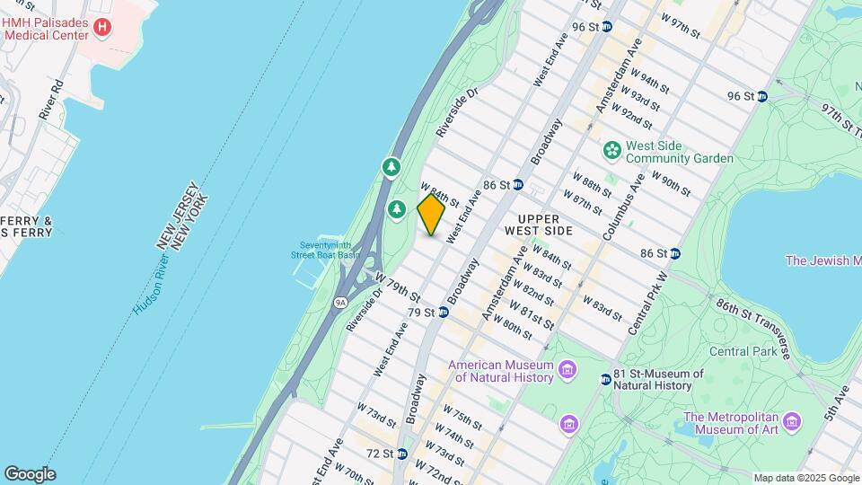 310 W 82nd St Mapa y Detalles de la Ubicación