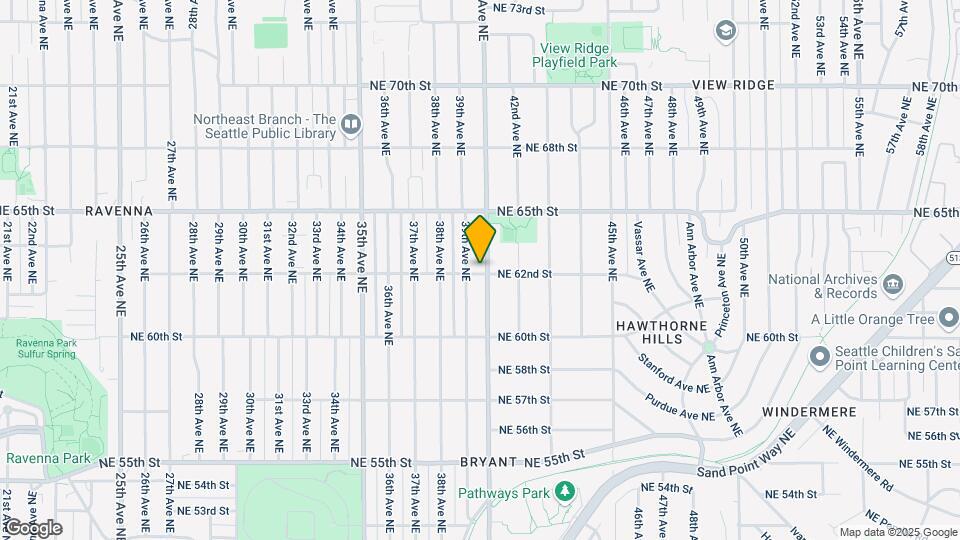 6203 40th Ave NE Map and Location Details
