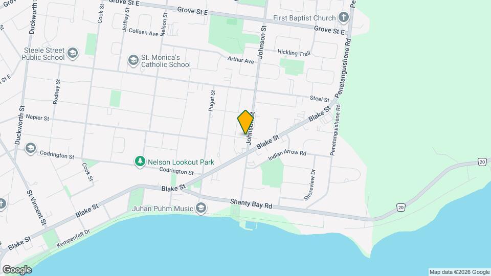 266 Napier St Map and Location Details