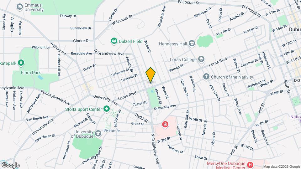 1425 Adair St Mapa y Detalles de la Ubicación