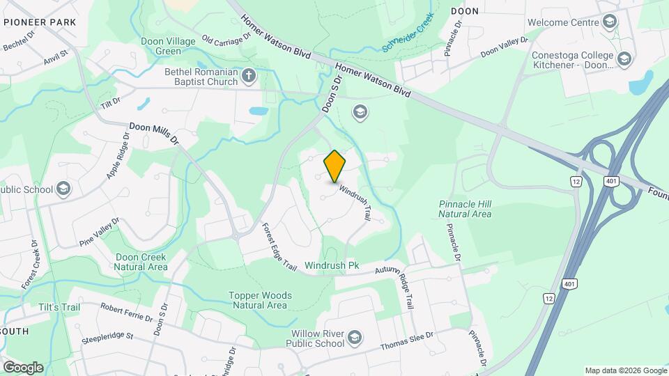 59 Windrush Trail Map and Location Details