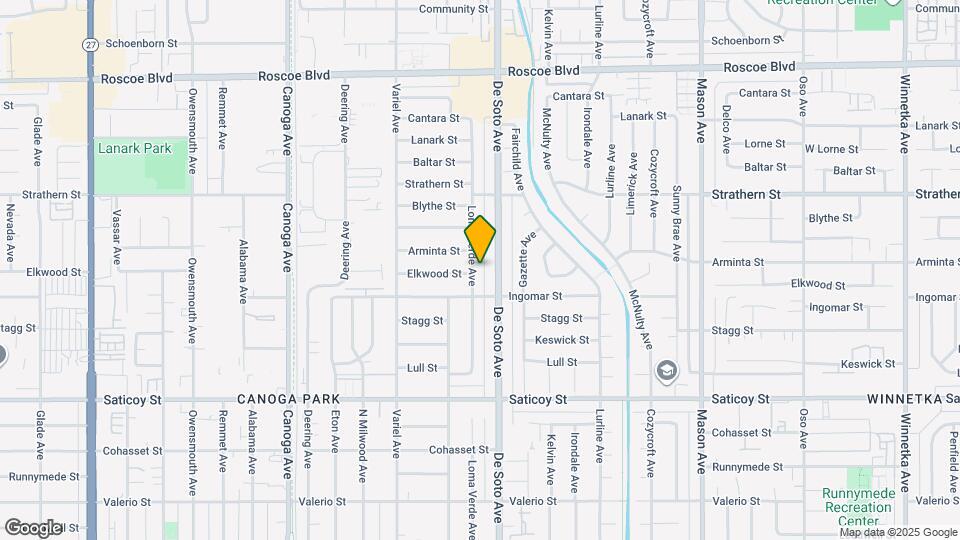 7832 Loma Verde Ave Map and Location Details