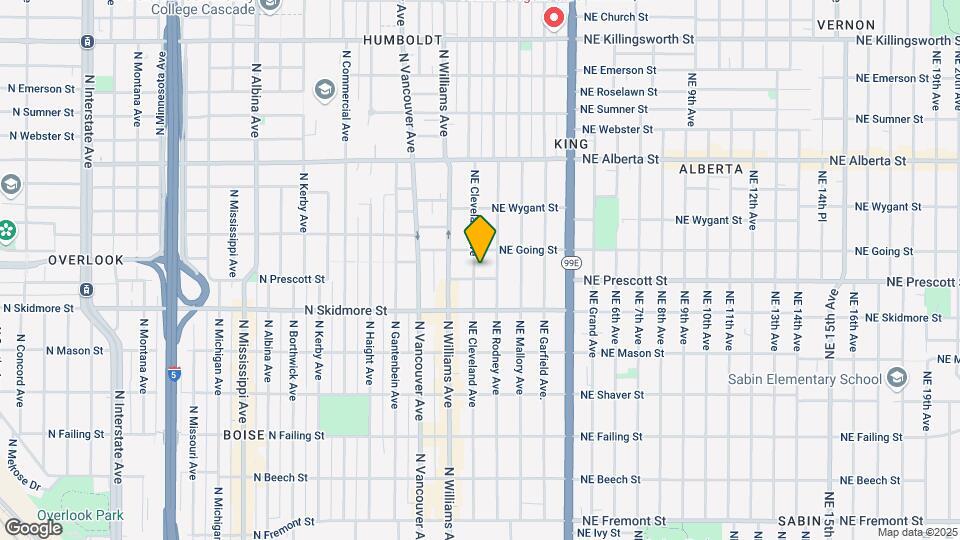 4518 NE Cleveland Ave Map and Location Details