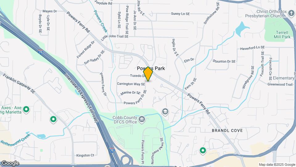 2480 Powers Ferry Dr SE Map and Location Details