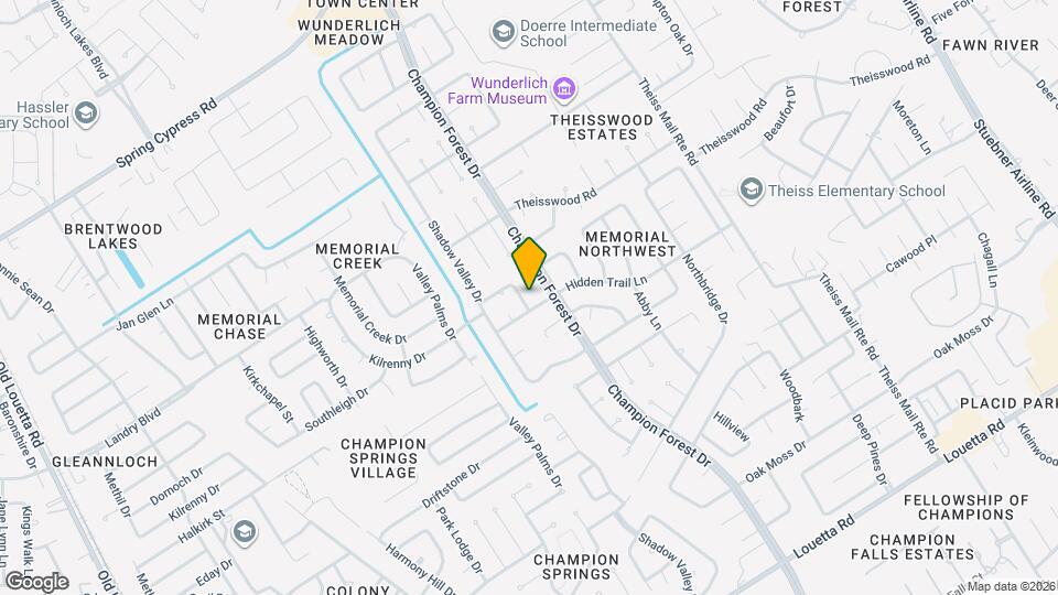 17706 August Meadows Ln Map and Location Details